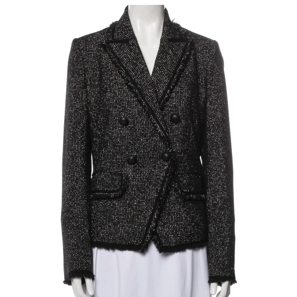 Veronica Beard Black and Metallic Blazer Size 8 *Like New*